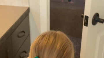 Leprechaun Footprints in the Bathroom