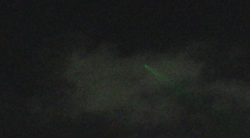 Unexplained Beam of Light Appears While Filming Thunderstorm With Drone