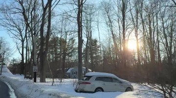 The Largest Snowman in Massachusetts