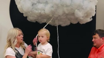 Sky Falls At Gender Reveal