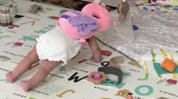 Baby Loves Pilates Like Her Mommy