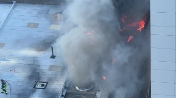 Midtown Fire Near St. Patrick's Day Parade in NYC