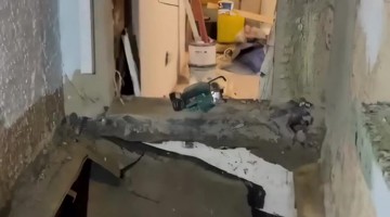 Construction Worker Learns the Hard Way