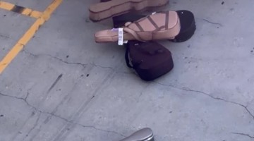 Airline Employee Caught Throwing Guitar Cases On Ground