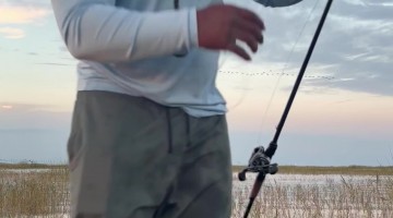 Fishing Pole Goes Flying