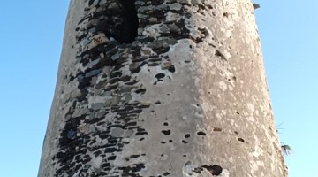 Guy Falls From Old Stone Tower