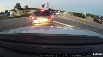 Bad Driver Gets Instant Karma