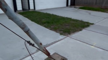 Utility Lines Block Driveway