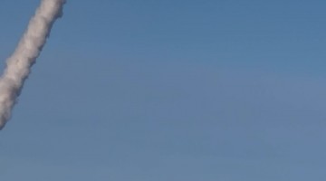 POV: Artemis II Launch From My Airplane Window