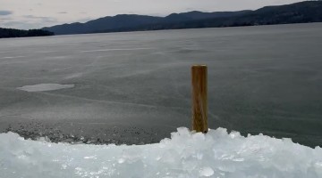 Ice Ramps On Lake George