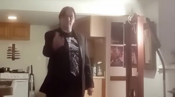 Magician Tests Out a New Trick With a Dove