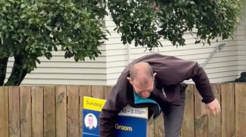 Unlucky Realtor Has Trouble Collecting Sign