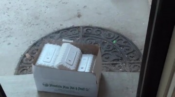 Frustrating Food Delivery Placement