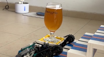 Lego Robot Fetches Me a Beer