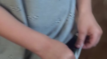 Boy Surprises Mom with Snake in Pocket