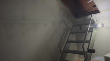 Inside a Storm Shelter as a Tornado Passes Overhead in Oklahoma