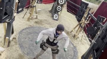 Chain Reaction Target System Hones Knife Throwing Skills