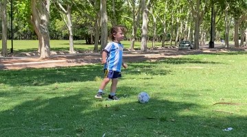 Little Soccer Star Takes a Tumble