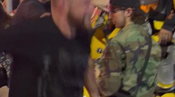 Transformer Gets Pushed to the Ground