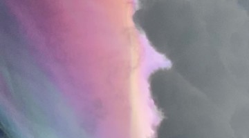 Iridescent Rainbow Clouds