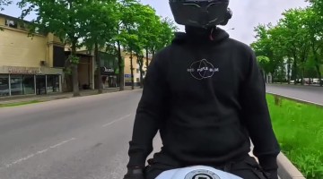 Car Crashes Into Bus Crash Filmed From Motorcycle
