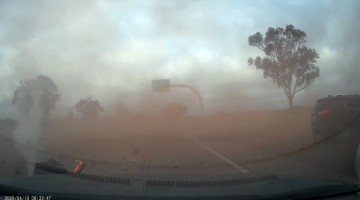 Dashcam Captures Explosive Accident on 163 South in California