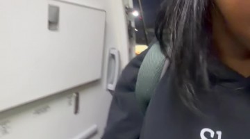 Flight Attendant Surprises Family on Flight
