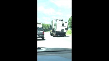Trailer Hauling Campers Unsecured