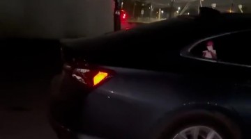 Close-Up Footage of a Train Colliding with a Semi-Truck