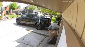 Man Rolls Ankle and Falls From Pickup
