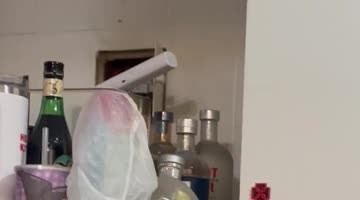 Iced up Refrigerator