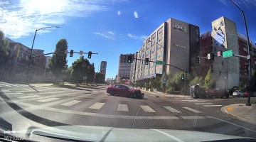 Red Light Rollover Crash
