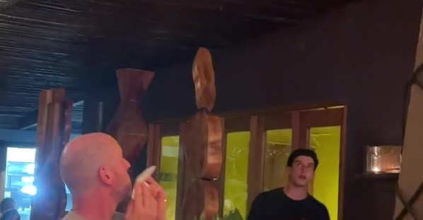 Sloth Entering the Restaurant