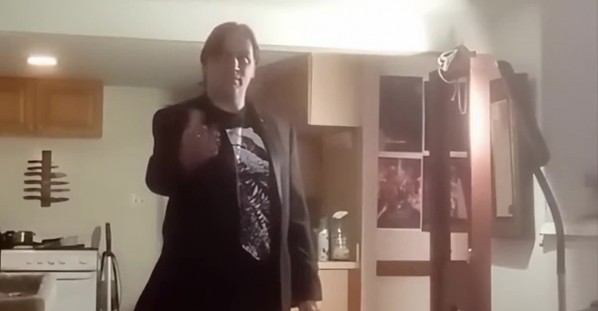 Magician Tests Out a New Trick With a Dove