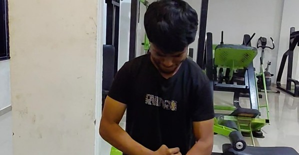 Gym Bro Flexes Too Hard