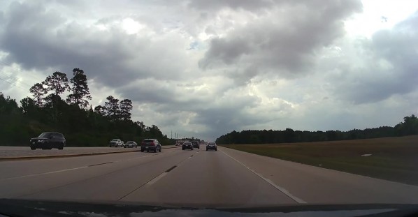 Constable Quickly Catches Someone Using The Road Shoulder