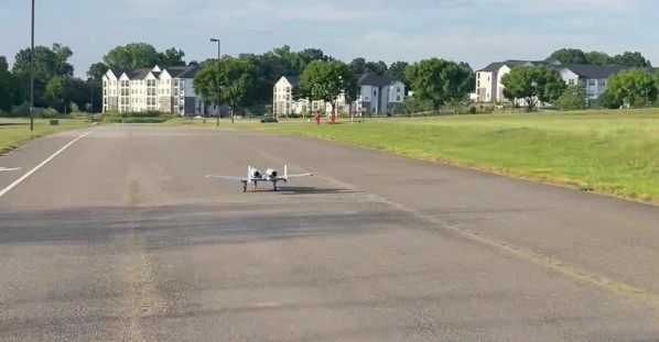 Giant Scale RC Jet Crashes Into Telephone Pole