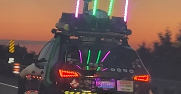 Cincinnati Ghostbusters Car Spotted On Road
