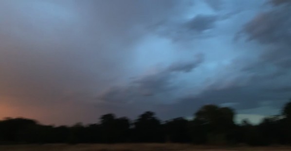 Stormy Blue Skies Over Oklahoma