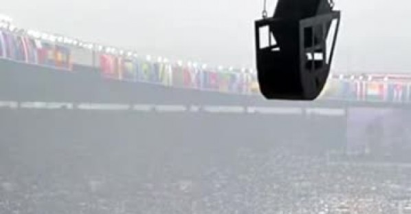 Soccer Field Flag Ceremony