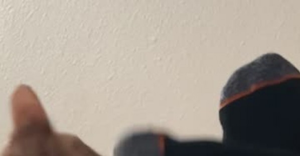 Orange Cat Versus Feet
