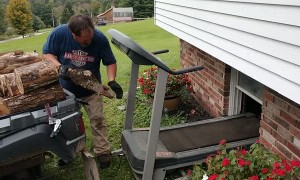 Treadmill Trick Makes for Easy Work
