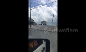 Flooding starts in Gulf towns two days before Hurricane Michael makes landfall