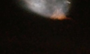 SpaceX Launch Gives California Beautiful Light Show