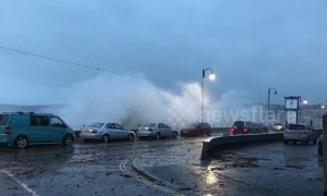 Storm Callum batters Penzance seafront