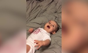 Baby has THE CUTEST Giggle