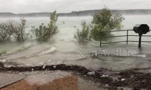 Park in Austin, Texas floods as heavy rains inundate parts of Central Texas