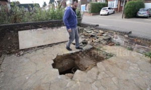 Man finds WWII air raid shelter beneath Luton driveway