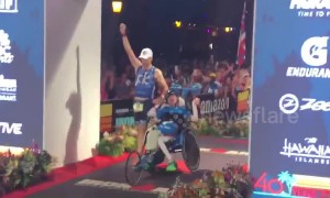 Brothers make history at grueling Ironman triathlon in Hawaii