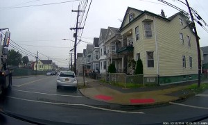 Tow Truck and Car Collision Close Call